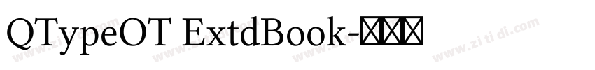 QTypeOT ExtdBook字体转换 QTypeOT ExtdBook字体转换